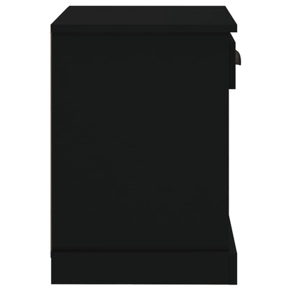 Nachttische 2 Stk. Schwarz 43x36x50 cm - Pazzar.ch