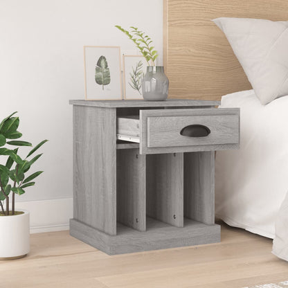 Nachttische 2 Stk. Grau Sonoma 43x36x50 cm - Pazzar.ch