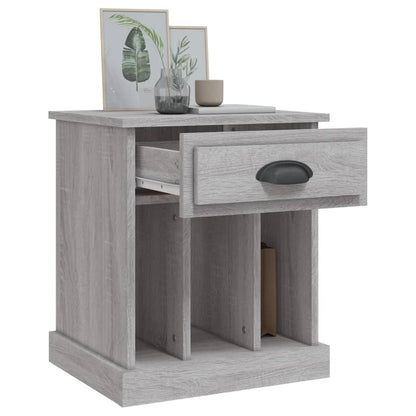 Nachttische 2 Stk. Grau Sonoma 43x36x50 cm - Pazzar.ch