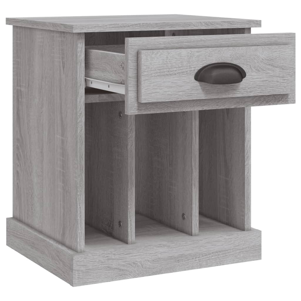 Nachttische 2 Stk. Grau Sonoma 43x36x50 cm - Pazzar.ch