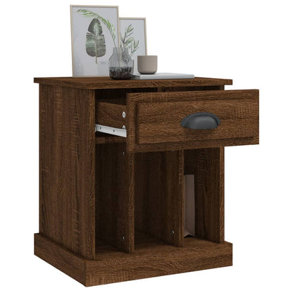 Nachttische 2 Stk. Braun Eichen-Optik 43x36x50 cm - Pazzar.ch