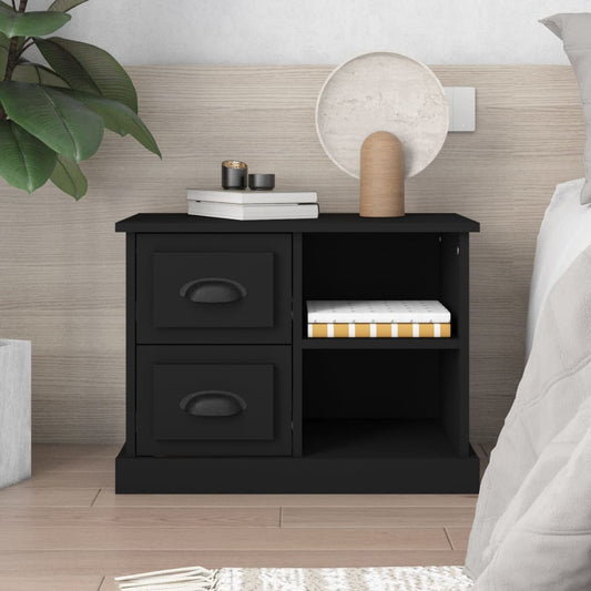 Nachttisch Schwarz 60x35,5x45 cm - Pazzar.ch