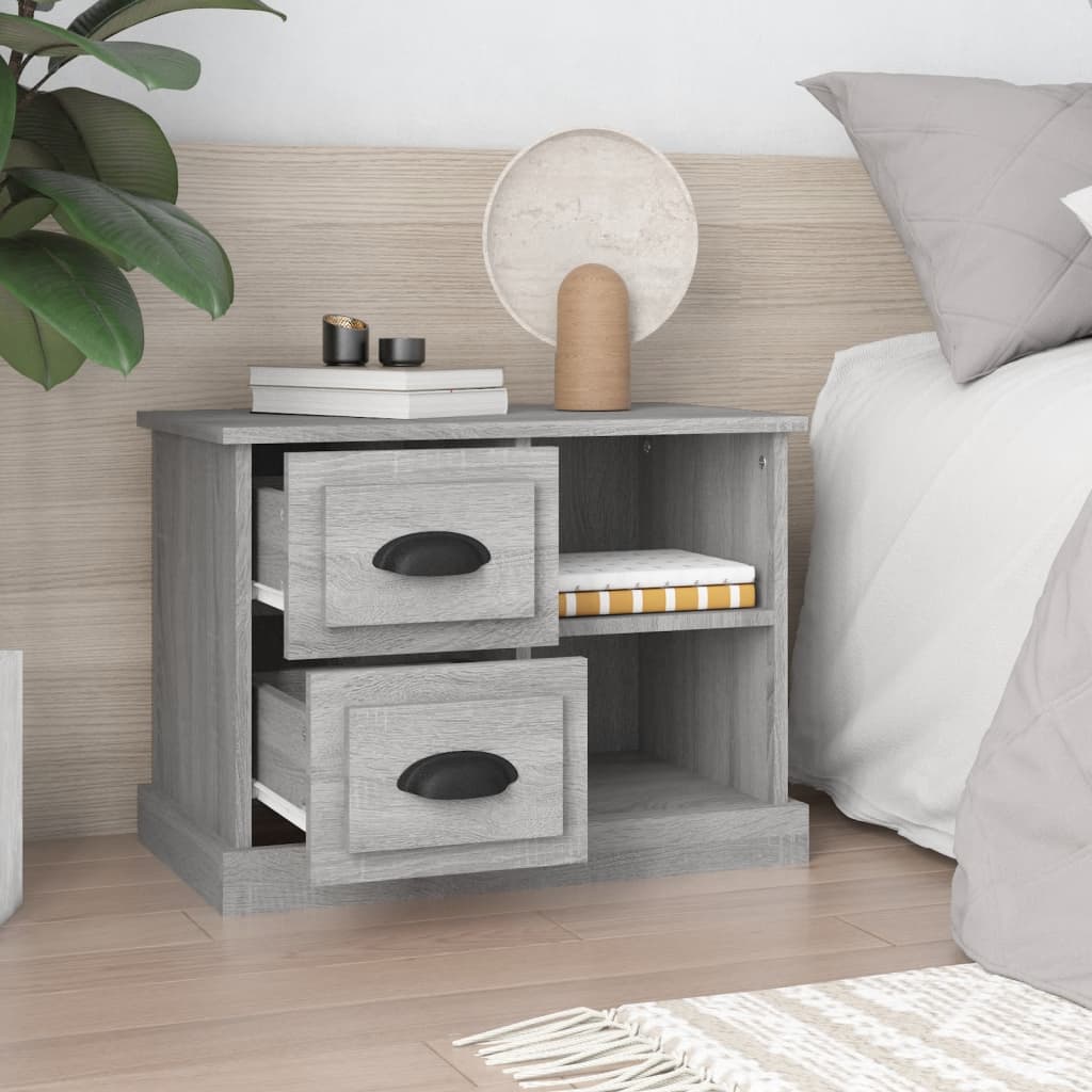 Nachttisch Grau Sonoma 60x35,5x45 cm - Pazzar.ch