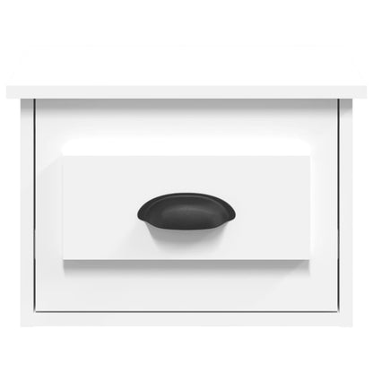 Wand-Nachttisch Weiß 41,5x36x28 cm - Pazzar.ch