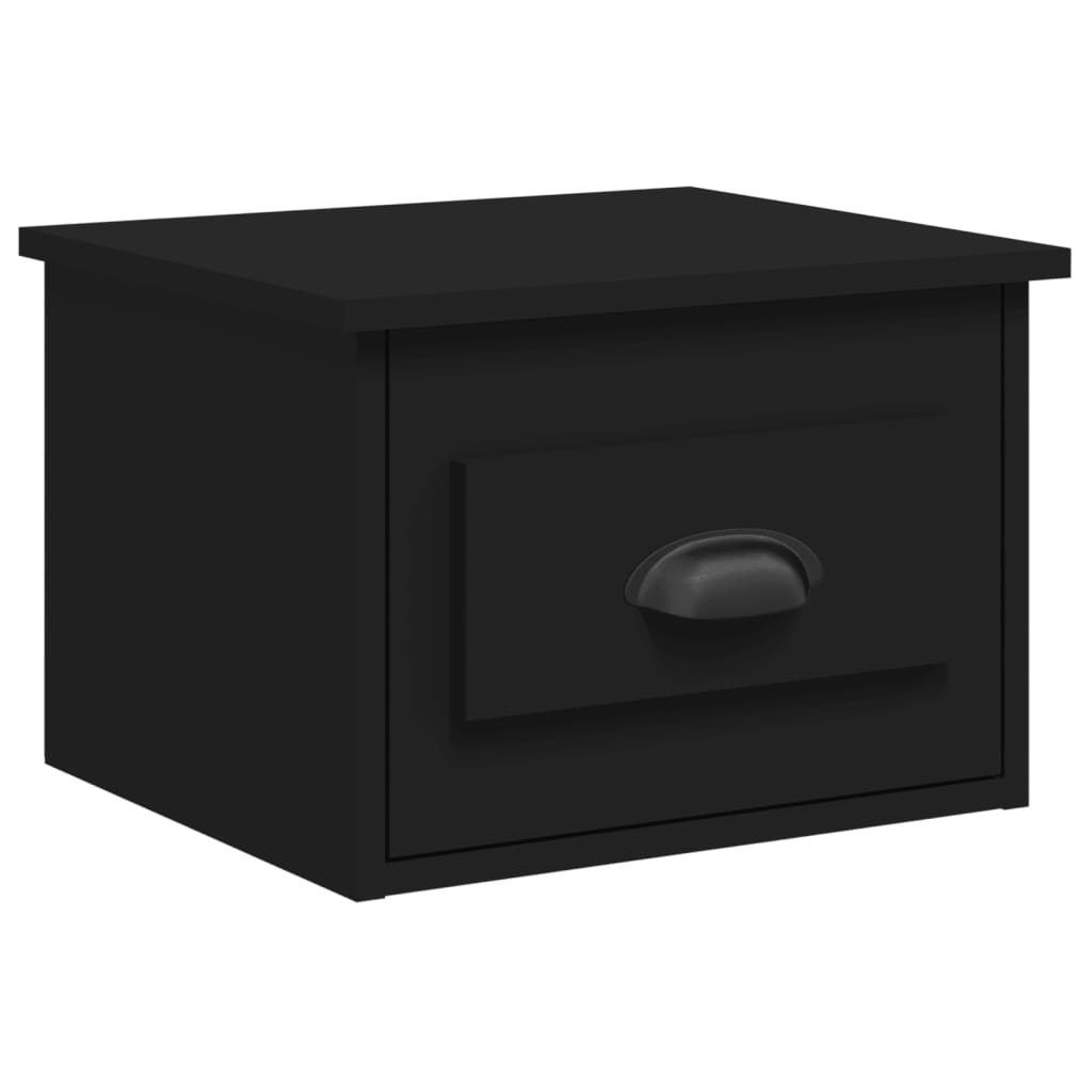 Wand-Nachttisch Schwarz 41,5x36x28 cm - Pazzar.ch