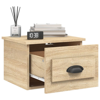 Wand-Nachttische 2 Stk. Sonoma-Eiche 41,5x36x28 cm - Pazzar.ch