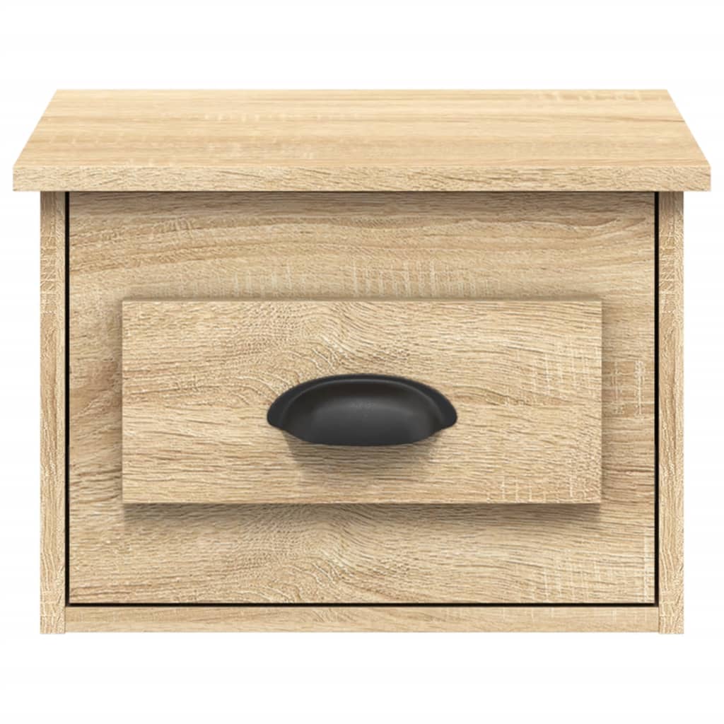 Wand-Nachttische 2 Stk. Sonoma-Eiche 41,5x36x28 cm - Pazzar.ch