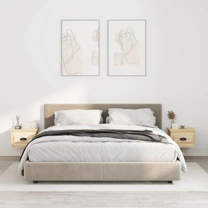 Wand-Nachttische 2 Stk. Sonoma-Eiche 41,5x36x28 cm - Pazzar.ch