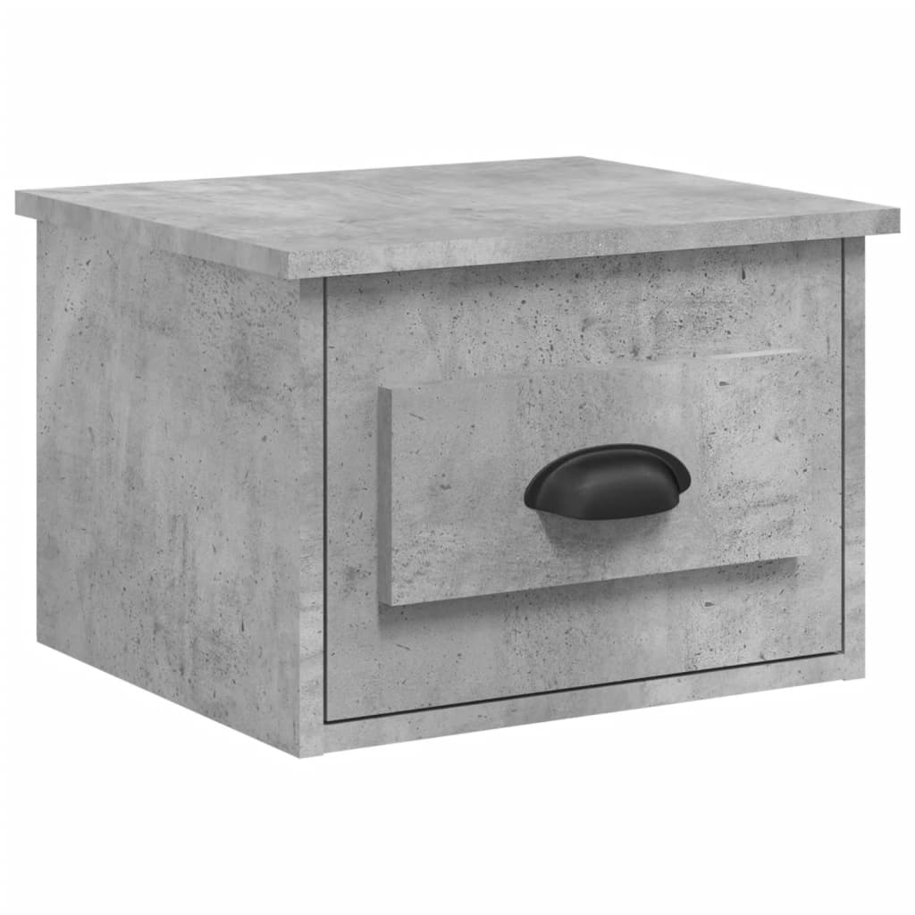 Wand-Nachttisch Betongrau 41,5x36x28 cm - Pazzar.ch