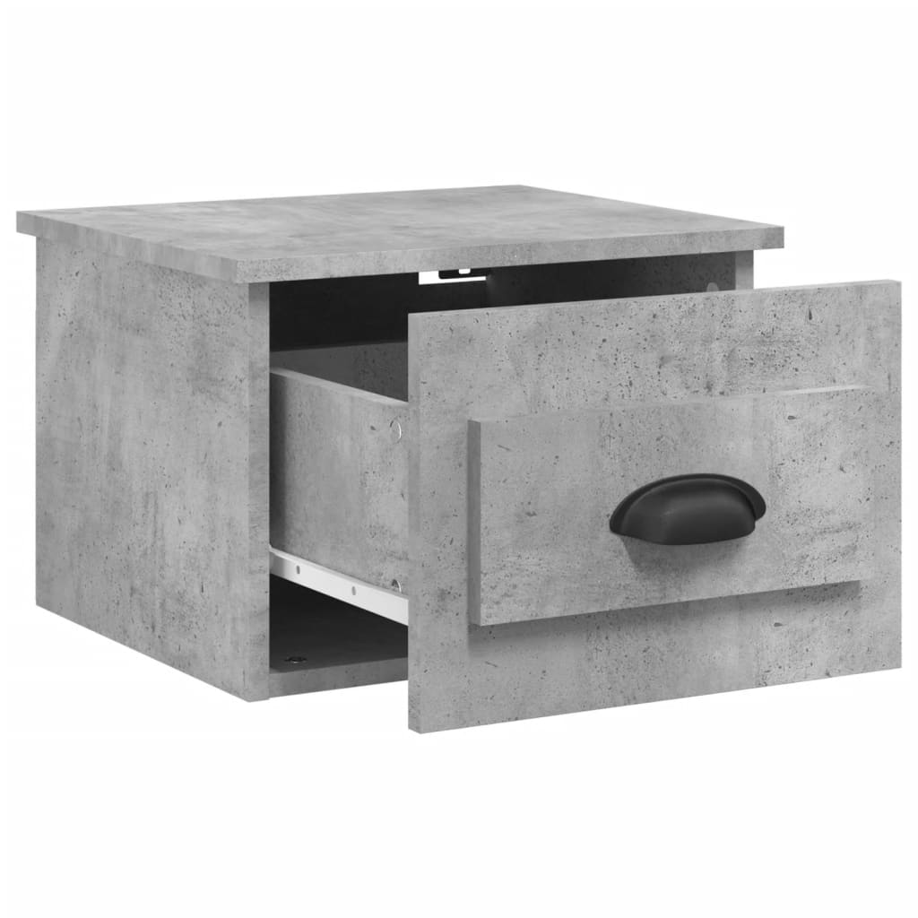 Wand-Nachttisch Betongrau 41,5x36x28 cm - Pazzar.ch