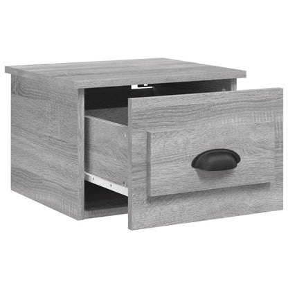 Wand-Nachttische 2 Stk. Grau Sonoma 41,5x36x28 cm - Pazzar.ch