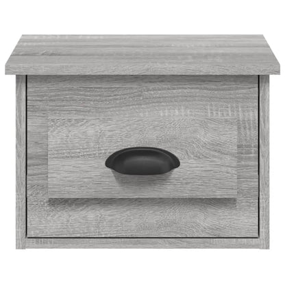 Wand-Nachttische 2 Stk. Grau Sonoma 41,5x36x28 cm - Pazzar.ch