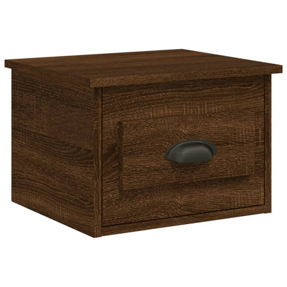 Wand-Nachttisch Braun Eichen-Optik 41,5x36x28 cm - Pazzar.ch