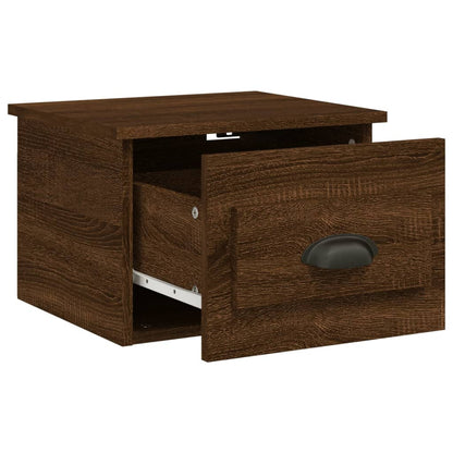 Wand-Nachttisch Braun Eichen-Optik 41,5x36x28 cm - Pazzar.ch