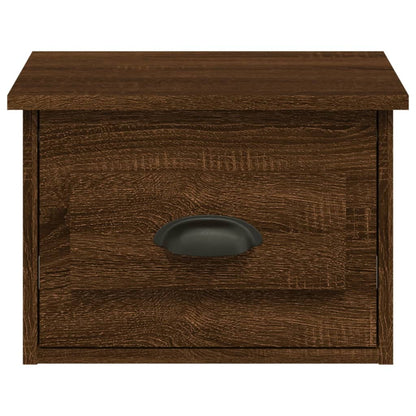 Wand-Nachttisch Braun Eichen-Optik 41,5x36x28 cm - Pazzar.ch