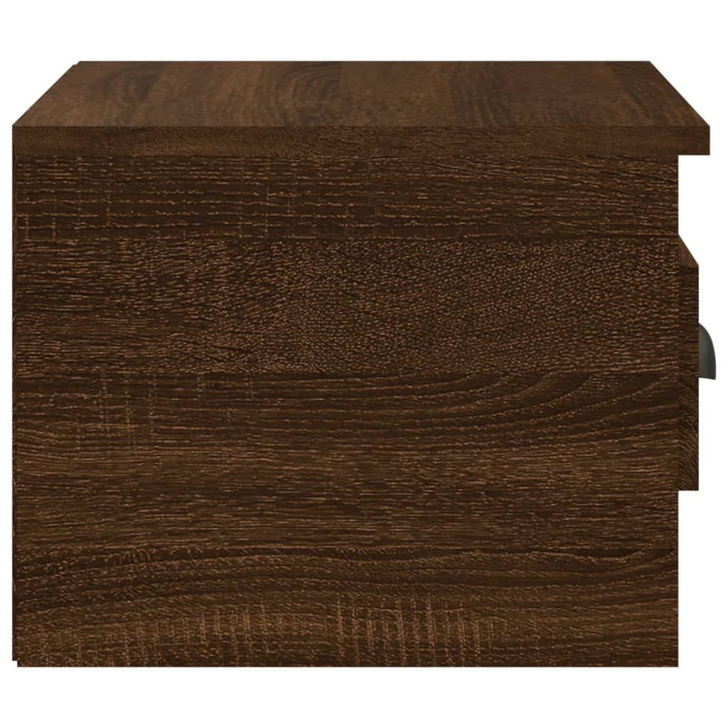 Wand-Nachttisch Braun Eichen-Optik 41,5x36x28 cm - Pazzar.ch