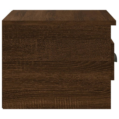 Wand-Nachttisch Braun Eichen-Optik 41,5x36x28 cm - Pazzar.ch