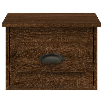 Wand-Nachttische 2 Stk. Braun Eichen-Optik 41,5x36x28 cm - Pazzar.ch
