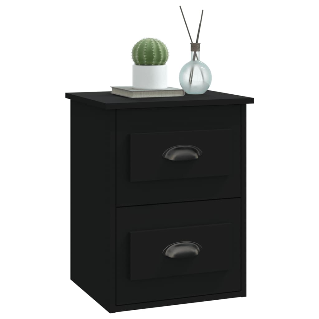 Wand-Nachttisch Schwarz 41,5x36x53 cm - Pazzar.ch
