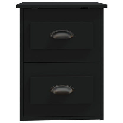 Wand-Nachttische 2 Stk. Schwarz 41,5x36x53 cm - Pazzar.ch