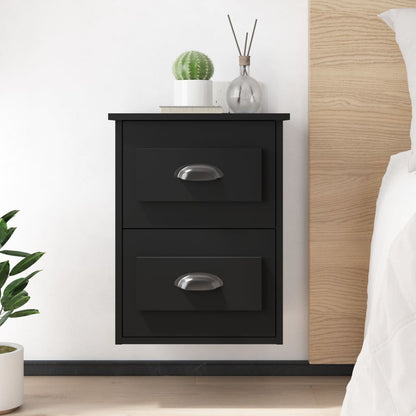 Wand-Nachttische 2 Stk. Schwarz 41,5x36x53 cm - Pazzar.ch