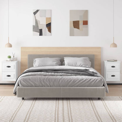 Wand-Nachttische 2 Stk. Hochglanz-Weiß 41,5x36x53 cm - Pazzar.ch