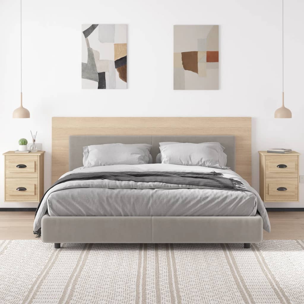 Wand-Nachttische 2 Stk. Sonoma-Eiche 41,5x36x53 cm - Pazzar.ch