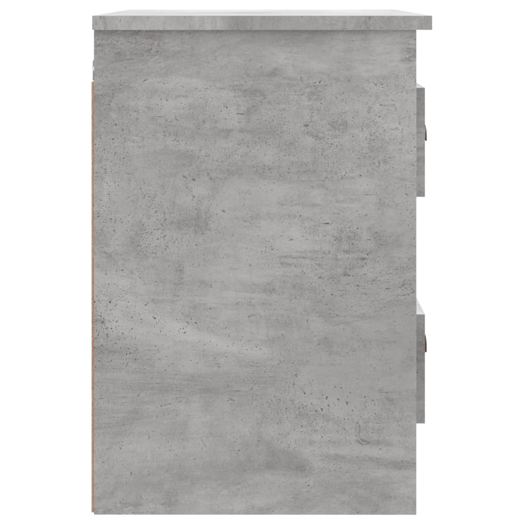 Wand-Nachttische 2 Stk. Betongrau 41,5x36x53 cm - Pazzar.ch