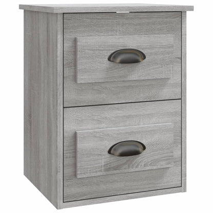Wand-Nachttisch Grau Sonoma 41,5x36x53 cm - Pazzar.ch
