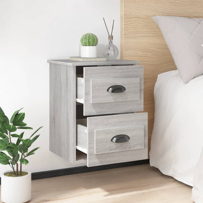 Wand-Nachttische 2 Stk. Grau Sonoma 41,5x36x53 cm - Pazzar.ch