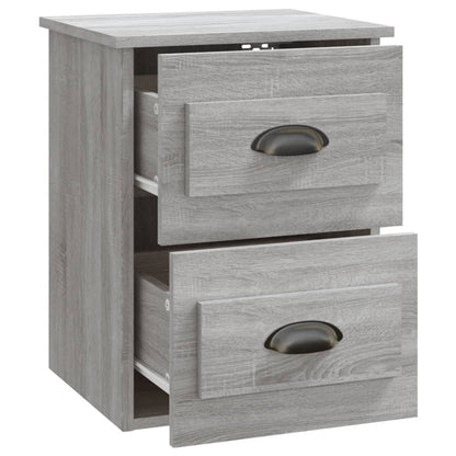 Wand-Nachttische 2 Stk. Grau Sonoma 41,5x36x53 cm - Pazzar.ch