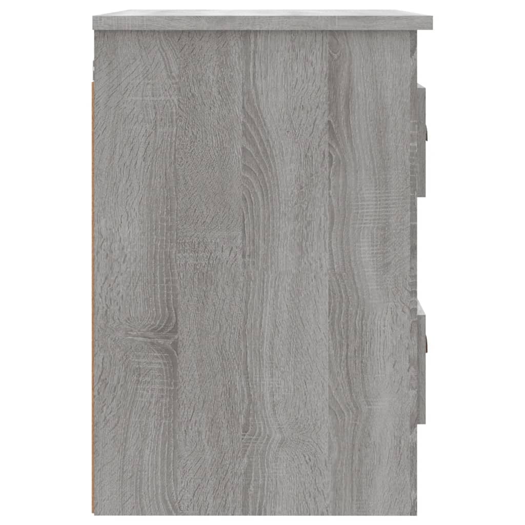 Wand-Nachttische 2 Stk. Grau Sonoma 41,5x36x53 cm - Pazzar.ch