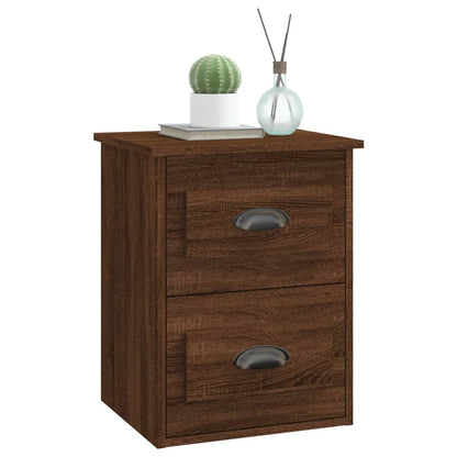 Wand-Nachttisch Braun Eichen-Optik 41,5x36x53 cm - Pazzar.ch