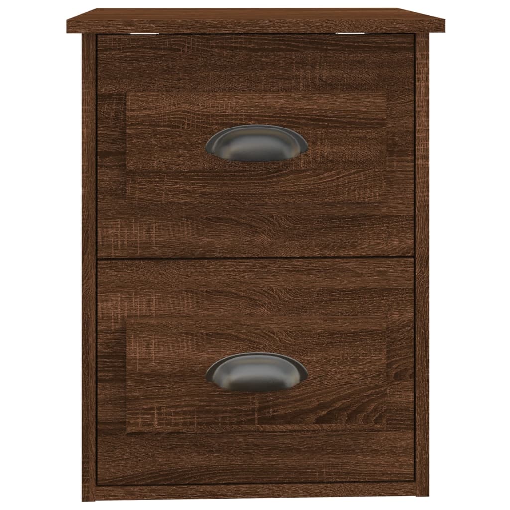 Wand-Nachttisch Braun Eichen-Optik 41,5x36x53 cm - Pazzar.ch