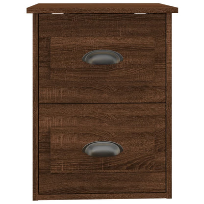 Wand-Nachttisch Braun Eichen-Optik 41,5x36x53 cm - Pazzar.ch