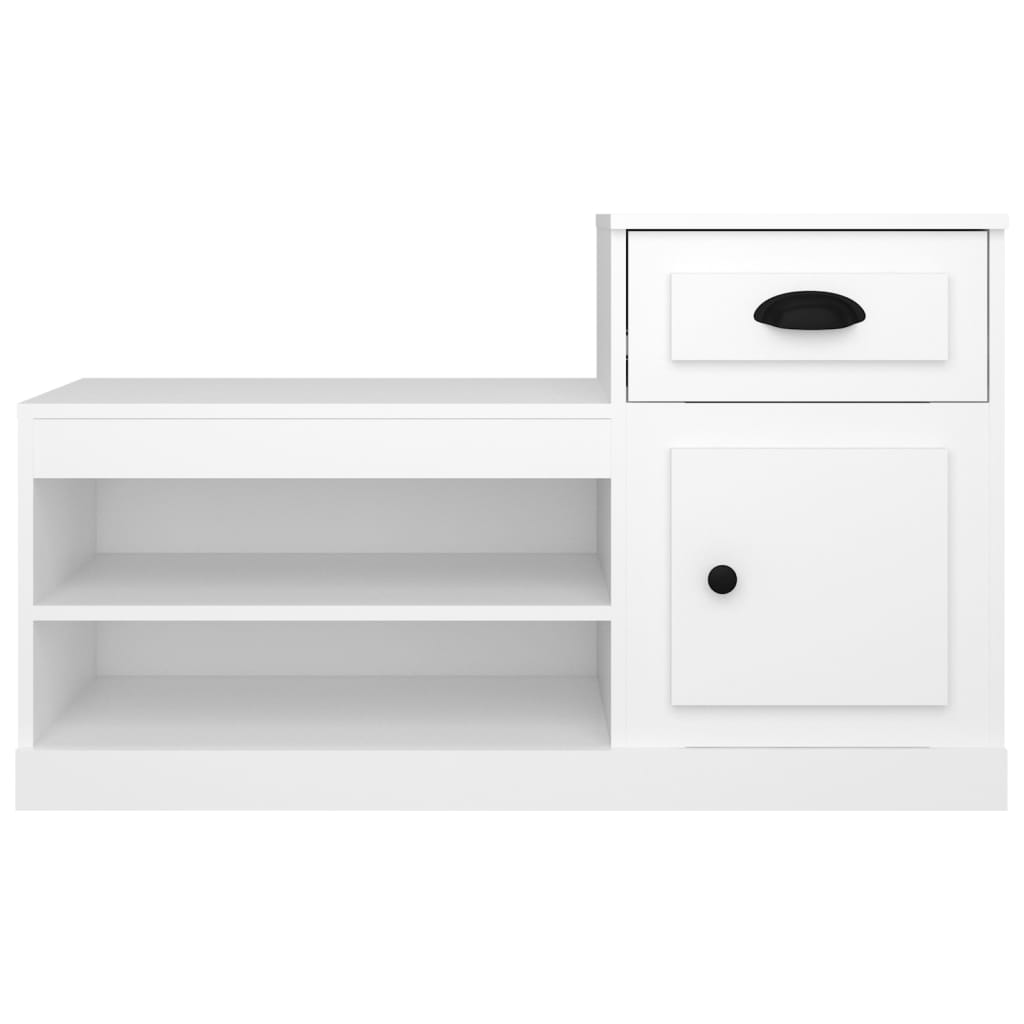 Schuhschrank Weiß 100x42x60 cm Holzwerkstoff - Pazzar.ch