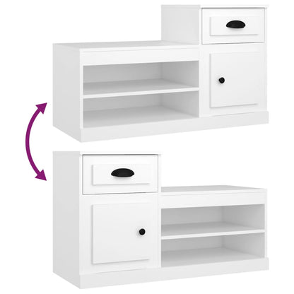 Schuhschrank Weiß 100x42x60 cm Holzwerkstoff - Pazzar.ch