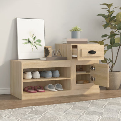 Schuhschrank Sonoma-Eiche 100x42x60 cm Holzwerkstoff - Pazzar.ch