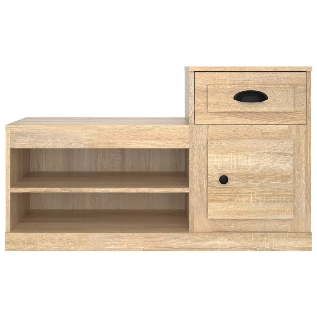 Schuhschrank Sonoma-Eiche 100x42x60 cm Holzwerkstoff - Pazzar.ch