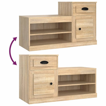 Schuhschrank Sonoma-Eiche 100x42x60 cm Holzwerkstoff - Pazzar.ch