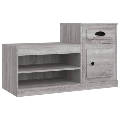 Schuhschrank Grau Sonoma 100x42x60 cm Holzwerkstoff - Pazzar.ch