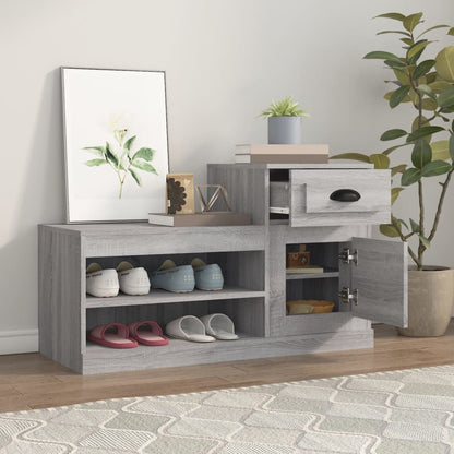 Schuhschrank Grau Sonoma 100x42x60 cm Holzwerkstoff - Pazzar.ch