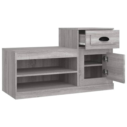 Schuhschrank Grau Sonoma 100x42x60 cm Holzwerkstoff - Pazzar.ch