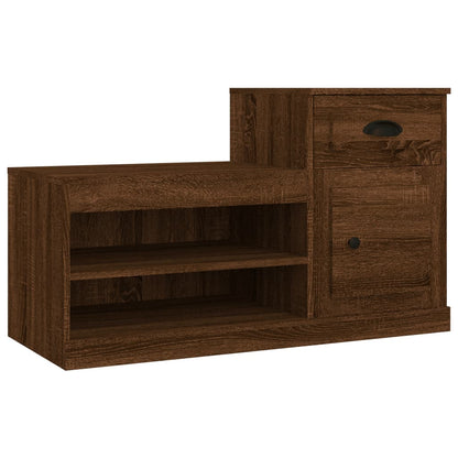 Schuhschrank Braun Eichen-Optik 100x42x60 cm Holzwerkstoff - Pazzar.ch