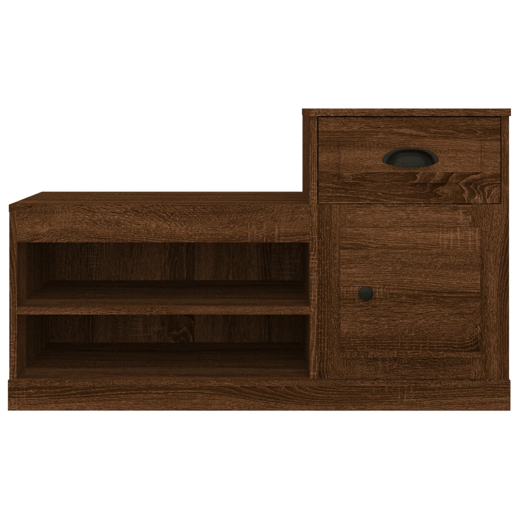 Schuhschrank Braun Eichen-Optik 100x42x60 cm Holzwerkstoff - Pazzar.ch