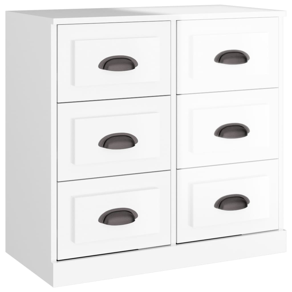 Sideboard Hochglanz-Weiß 70x35,5x67,5 cm Holzwerkstoff - Pazzar.ch