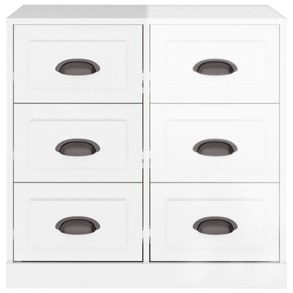 Sideboard Hochglanz-Weiß 70x35,5x67,5 cm Holzwerkstoff - Pazzar.ch