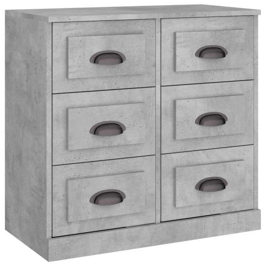 Sideboard Betongrau 70x35,5x67,5 cm Holzwerkstoff - Pazzar.ch