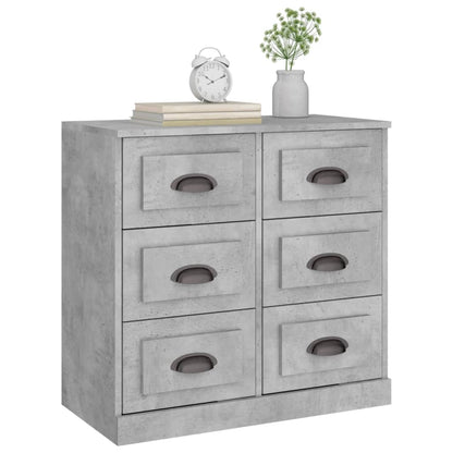 Sideboard Betongrau 70x35,5x67,5 cm Holzwerkstoff - Pazzar.ch