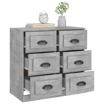Sideboard Betongrau 70x35,5x67,5 cm Holzwerkstoff - Pazzar.ch